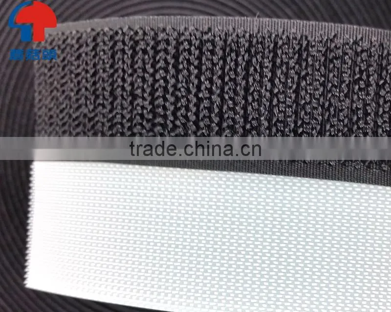 Soft Unnapped loop touch fasteners good quality