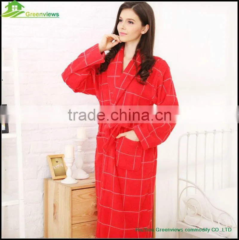 Cotton towelling bathrobes Women terry cotton long bathrobe bath robe prices