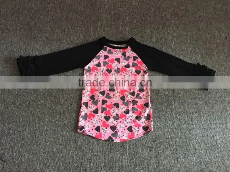 Valentine's Day boutique girl clothing girls valentine heart raglan mommy and me raglan shirts
