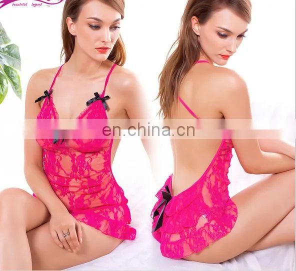 2016 Fashion Night Dress Women Deep V Pajamas Sleepwear Shirts night dress