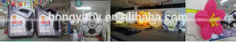 Outdoor Advertisng Giant Inflatable Hot Air Balloon , Colorful Inflatable Ground Balloon with Logo Printing