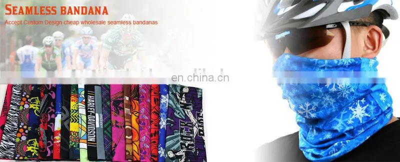 LINGSHANG multifunctional seamless stock AZO free face mask headwear bandana