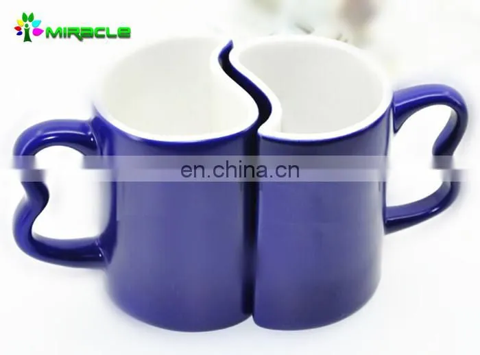 Hot Sale Ceramic Sublimation Lover Coffee Mug for couples