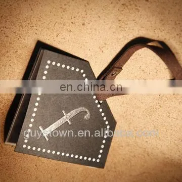 custom clothes brand printed paper hanging tag
