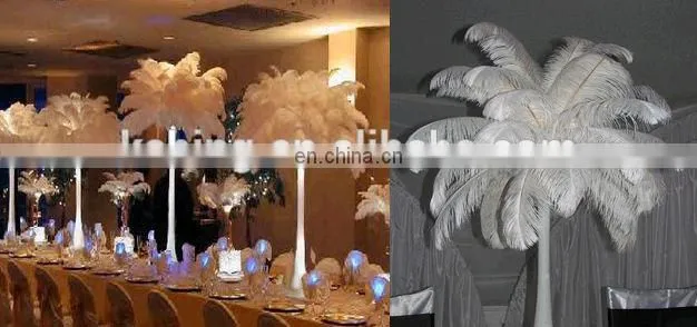 fahion blue ostrich feather factory wholesale wedding centerpieces ostrich feather