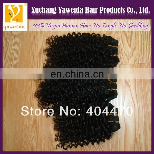 2014 Alibaba China most fashionable remy raw unprocessed curl brazilian hair