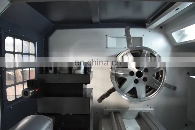 High Efficiency Alloy CNC Wheel Lathe Machine CK6180A