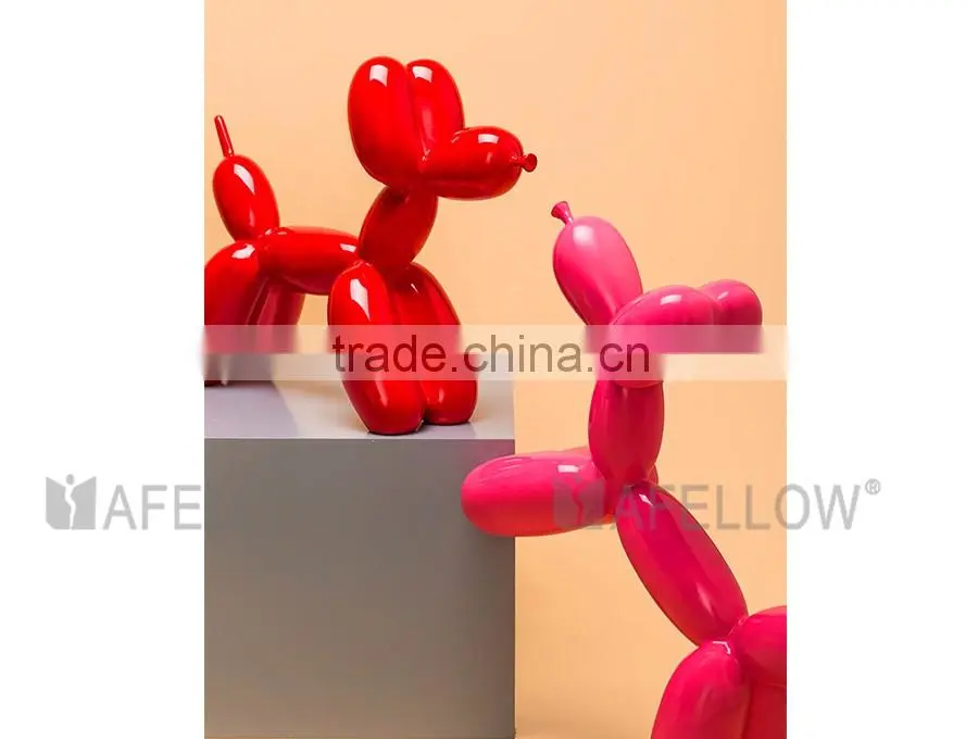 Fiberglass dog mannequin,animal pink mannequin Balloon Dog manikin dog KEVIN2-PK