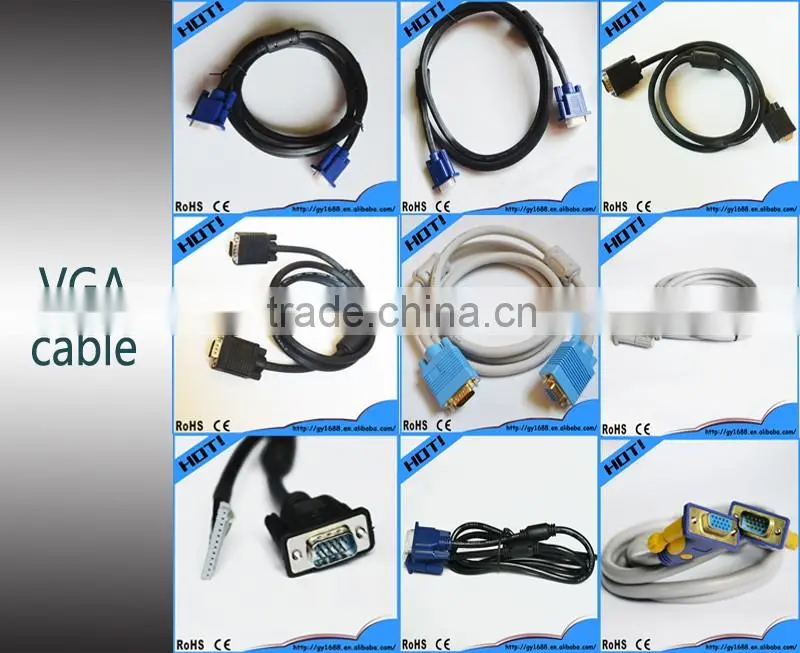 HD computer monitor video vga cable 5m