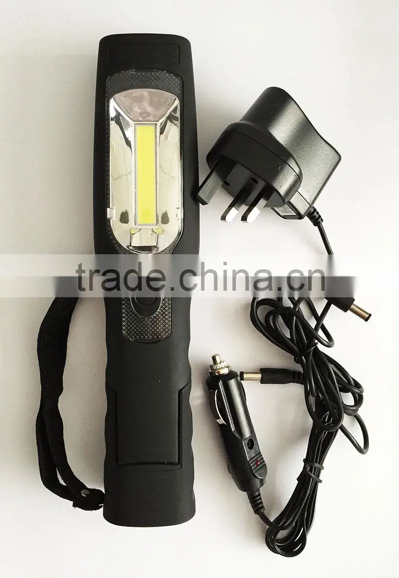 super bight rechargeable led work light magnetic base