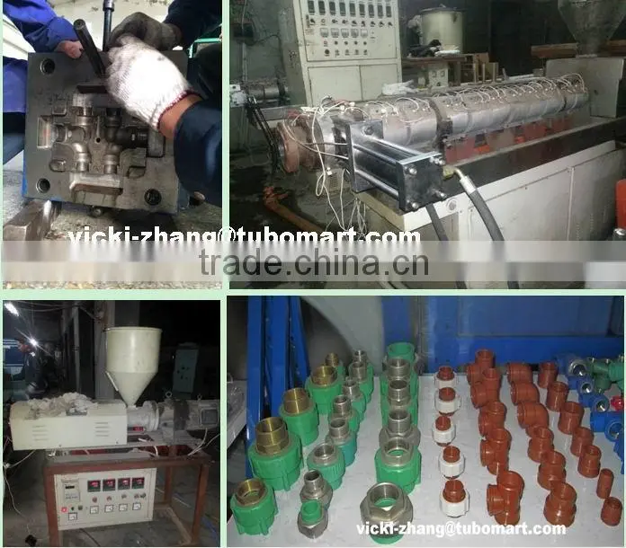 PPH Plastic Pipe Fittings with NPT thread