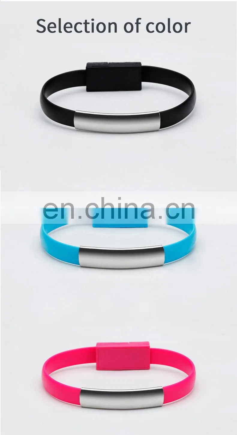 2020 New Product Bracelet Data Cable Wholesale Fast Charger Micro USB Data Cable Mobile Phone Charging Data Line Bracelet Cable
