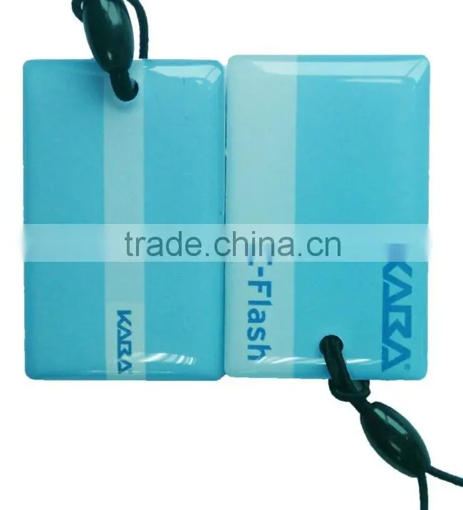 Factory Supply Double Function Rfid Key Chain Tag