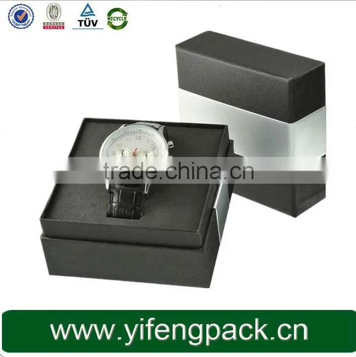 Custom high quality paper gift wrap box for watch wholesale
