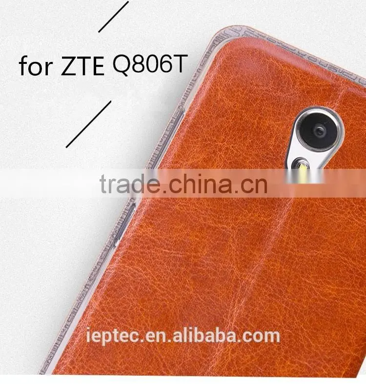 MOFi Case Cover for ZTE Q806t, PU Leather Flip Cover Case for ZTE Q806t