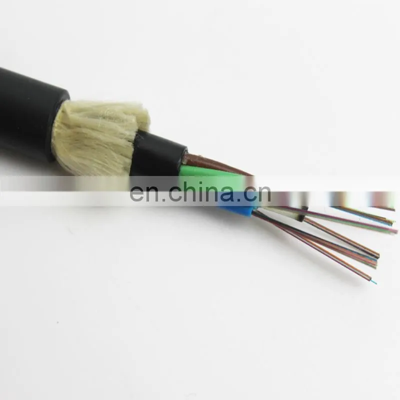Fibra Optica Adss Double Jacket PE Sheath 80 Meters Span OD 11.6MM 5KN RTS 12 Core B1 ADSS Fiber Optic Cable