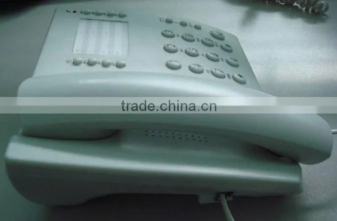 decorated basic corded telephone with one -touch memory function