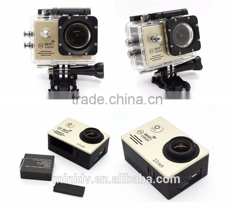 8 colors available 30 meters waterproof full hd 1080p action camera with wifi - SJ7000 with 2.0inch ltps wide screen, 720p 60fps