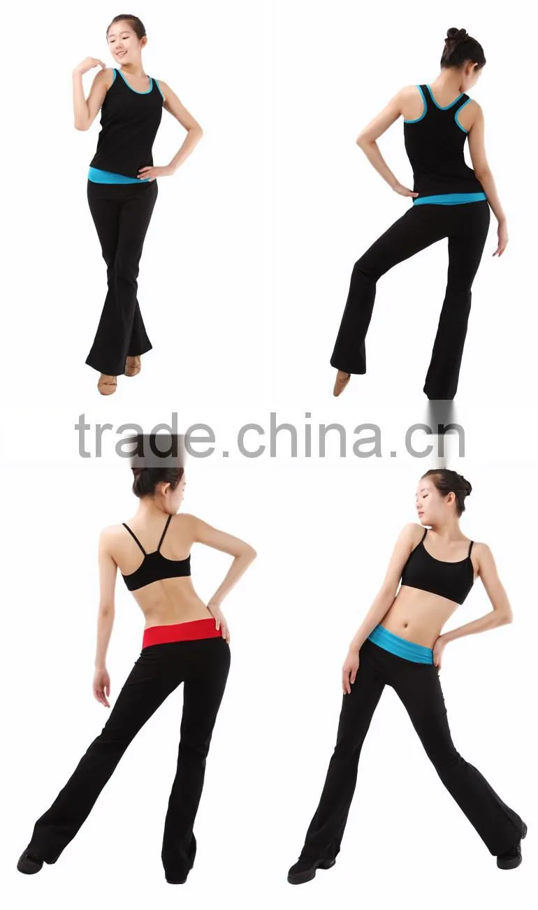 Jazz Pants, Two Tones Dance Pants, Yoga Pants, Beijing Dansgirl