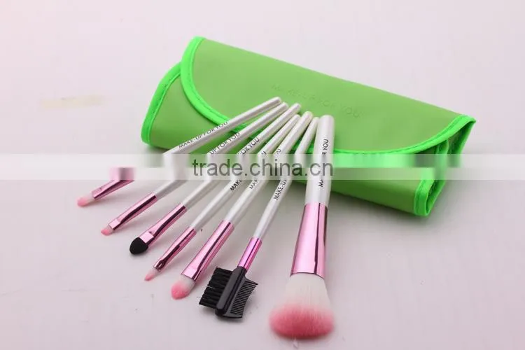 Hot sale private label makeup brush kit 7pcs