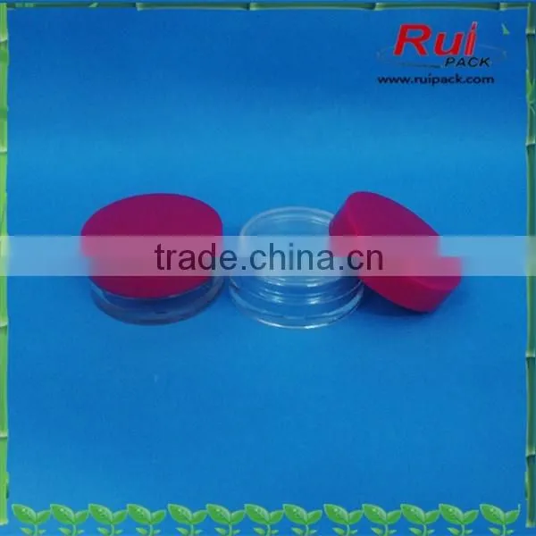 Big selling plastic flip-top cover make up container / BB/CC cream cosmetic make up jar