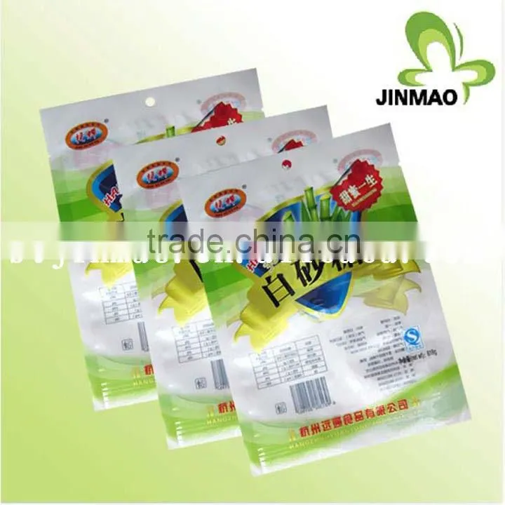 Plastic food packaging pouch for candy