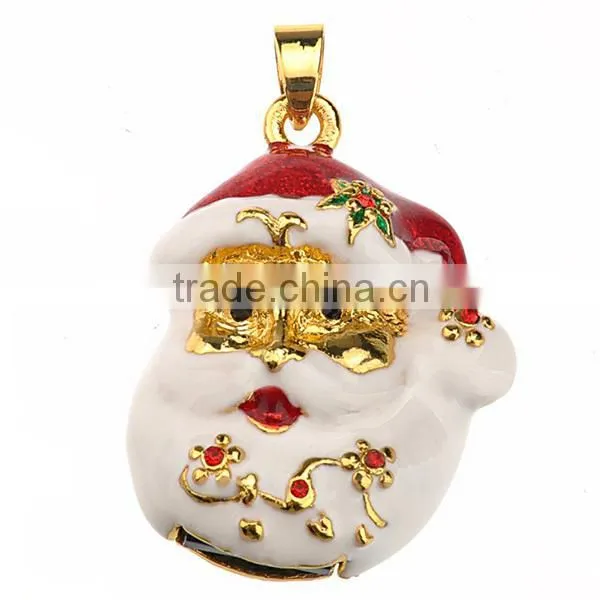 Wholesale promotional gift bulk 1GB/2GB/4GB/ 8GB/64GB/ 128GB christmas usb flash drive,christmas gift Santa Claus usb