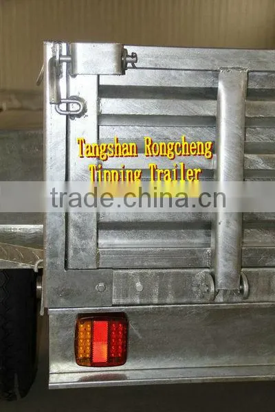Tipping trailer / tandem truck trailer