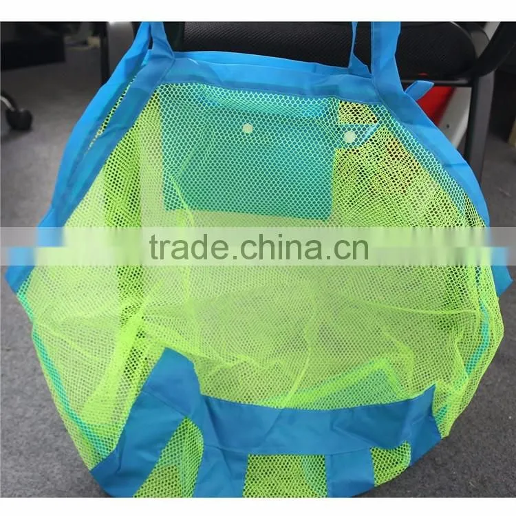 Newest Extra Large Sand Away Kids Baby Extra Large Sand Away Mesh Beach Toy Storage Bag