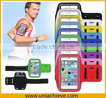 Sports Armband Case for iPhone 6/6 plus colorful running neoprene Sports Armband phone case