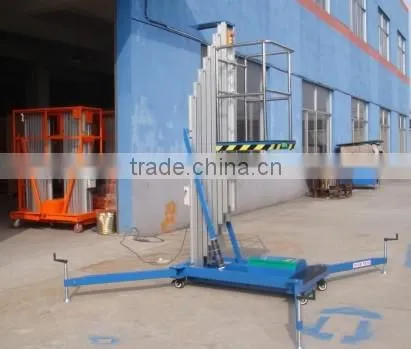 Mobile electric aluminum aerial lifting work platform