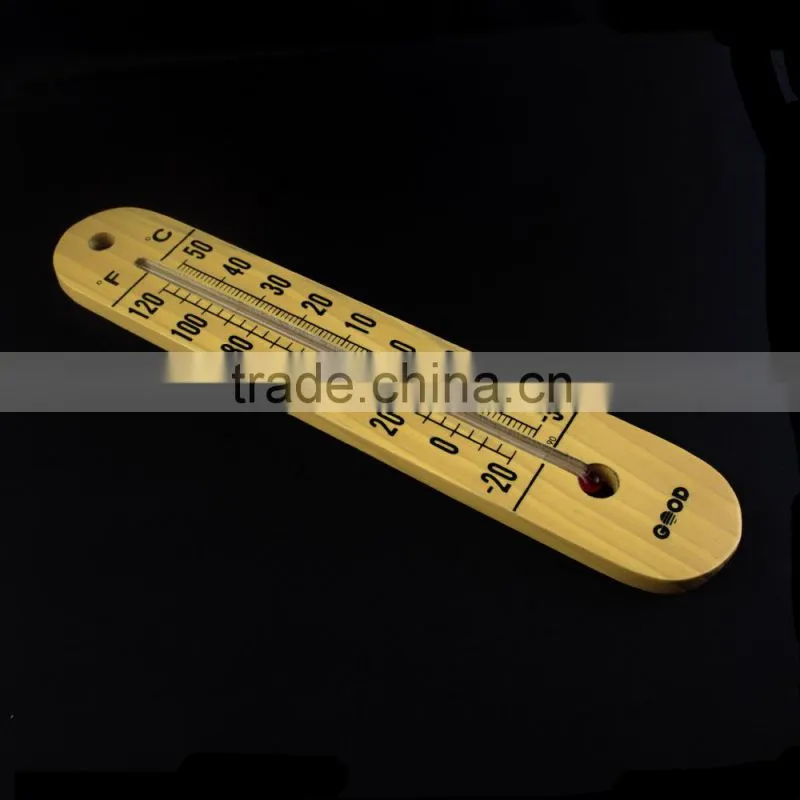 New Product Wooden Red Mercury Thermometer