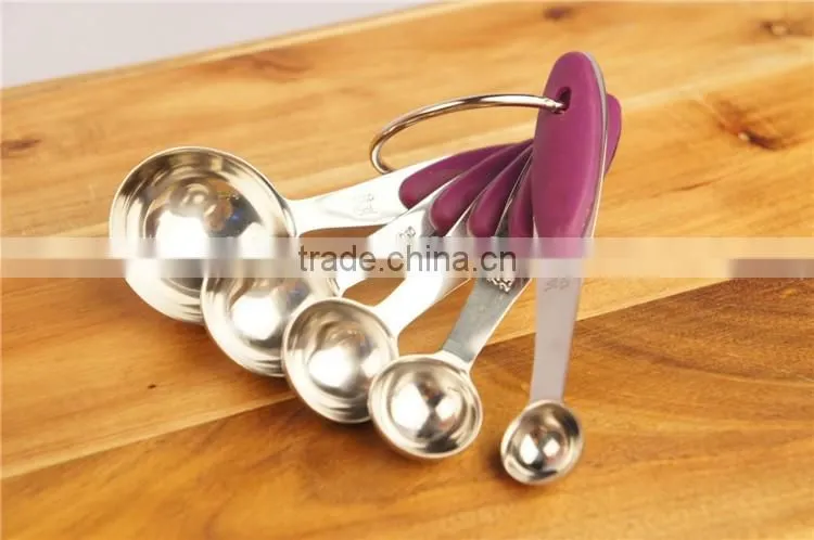 Spoon stainless steel with plastic handle