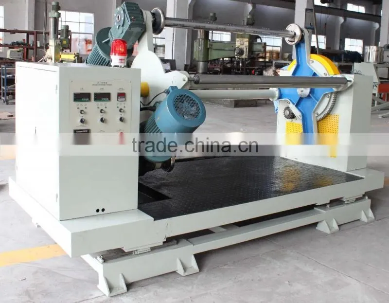 Plastic sheet/film winding machine