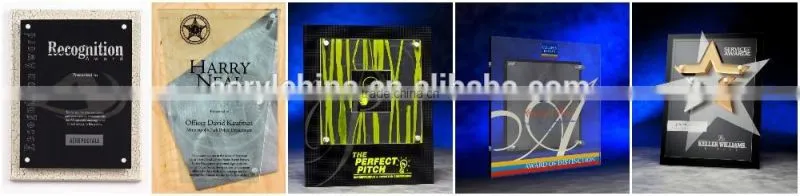 20% discount of custom wall-hung type acrylic trophy