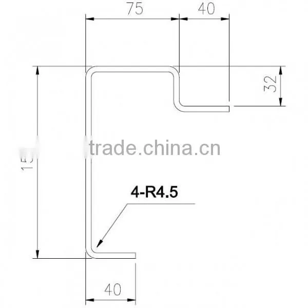 container front bottom rail
