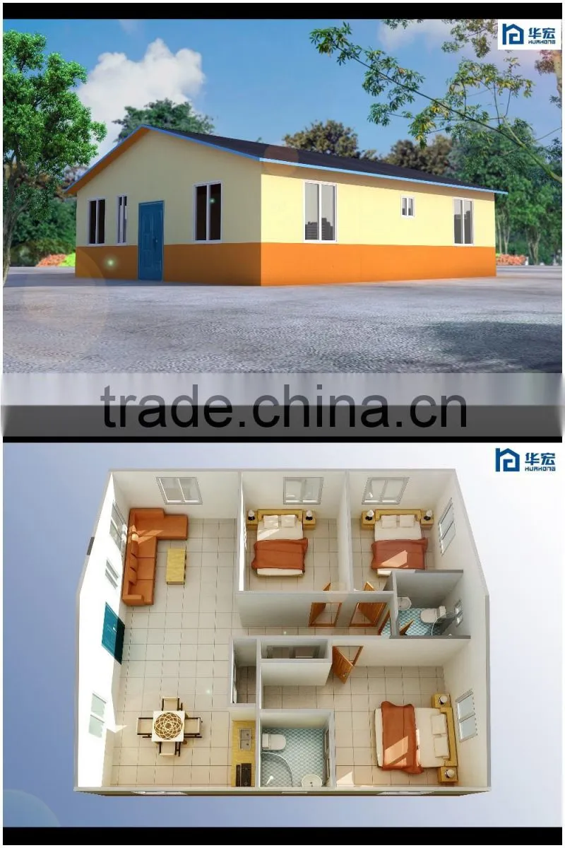 Strong prefabricated house modular house compressive strength Max Force 85KN SGS test report No. shccm130100193
