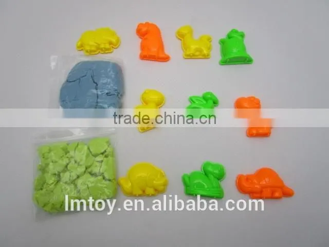 Soft coloured sand play , simple mold beach sand sale