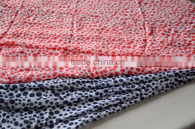 dot printing polyester 150D chiffon fabric