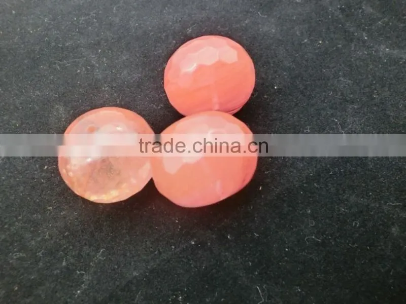 25*20mm Cherry Quartz faceted rondelle beads