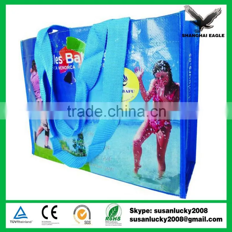 Custom promotion laminated non woven bag