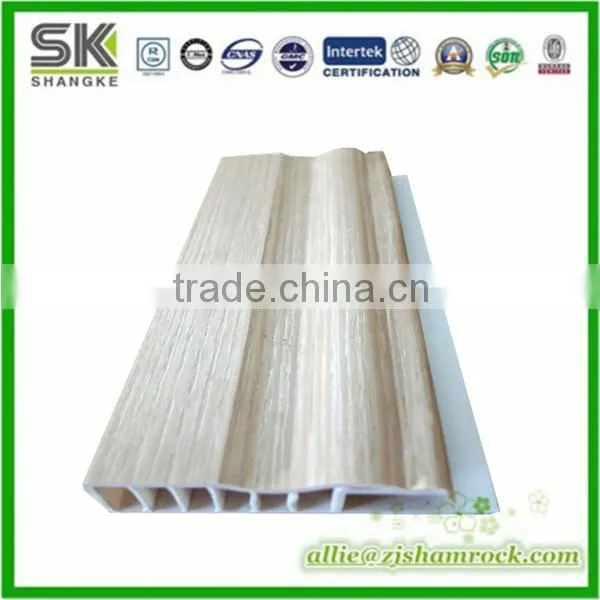 pvc wall skirting board for wall decoration
