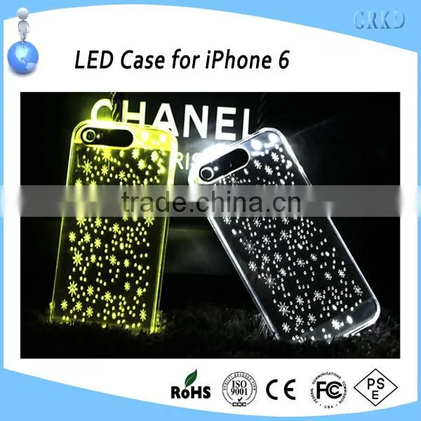 New popular led mobile phone case for iphone 6