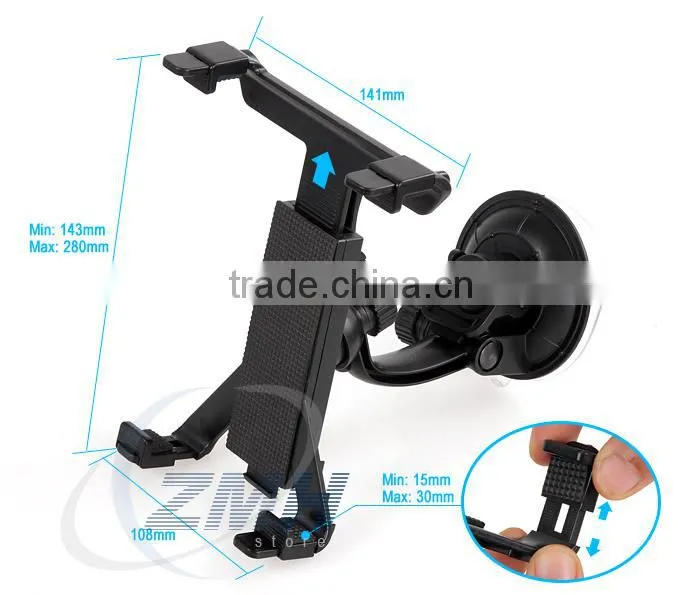 Adjustable 7 Inch - 10 Inch Tablet PC Car Holder