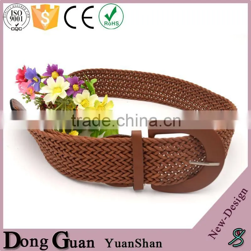 2016 hot sale high density glitter braided stretch elastic belt ployester fabric promotional boys designer belts