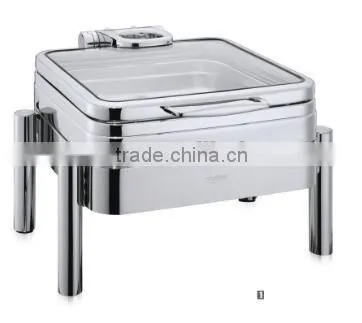 Indian chafing dish, serving dishes with stand