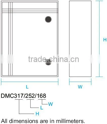 DMC waterproof enclosure junction box IP65