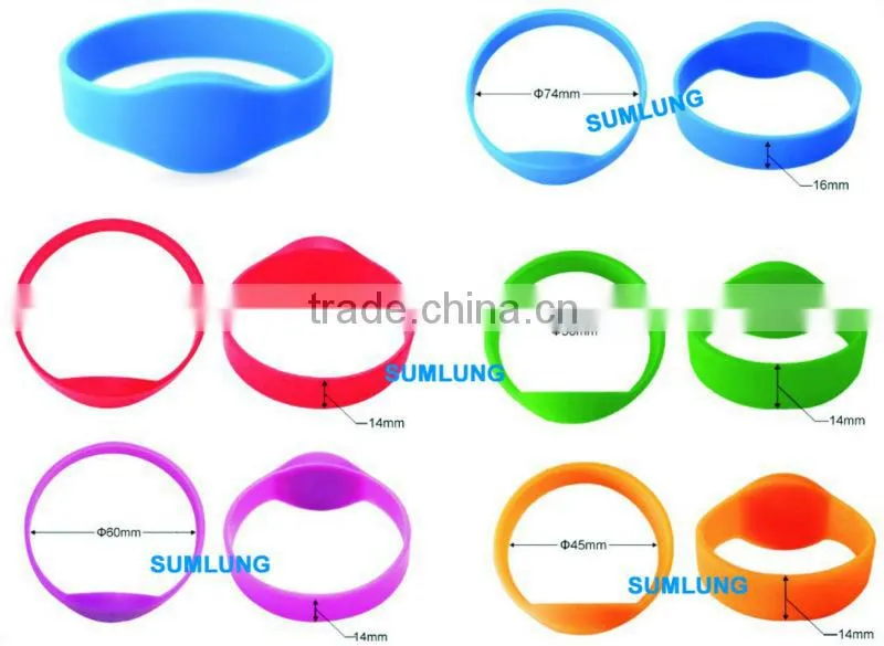 cheap RFID Wristband Woven Bracelet for Access Control waterproof NFC Tag NTAG203 NTAG213 NTAG216