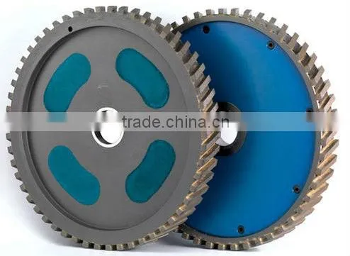 Stone milling wheel with high diamond content