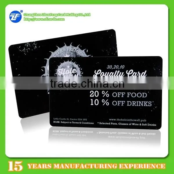 Personalized design ISO standard factory pvc smart card price